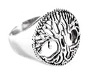 Runa Silber 925 Ring im keltischen Stil - Schmuck Accessoire für Historische Gewandungen, Reenactment und Liverollenspiel