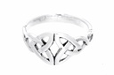 NARIYA Ring aus Silber – Keltischer Flechtring Damenring 8 mm breit