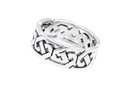 Svana Silber 925 Ring im keltischen Stil - Schmuck Accessoire für Historische Gewandungen, Reenactment und Liverollenspiel