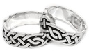 DORIAN Ring aus Silber – Keltischer Freundschaftsring mit Knotenmuster 6 mm breit