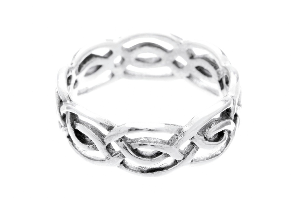 [WDr43-001] Lian Silber 925 Ring im keltischen Stil - Schmuck Accessoire für Historische Gewandungen, Reenactment und Liverollenspiel (14 / 44)