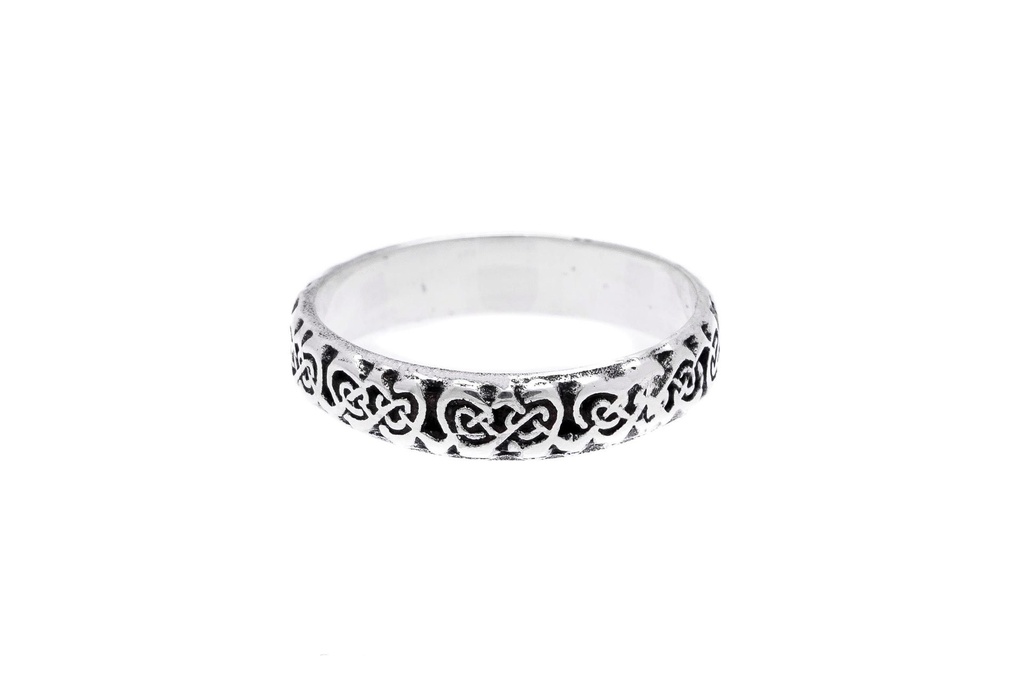 [WDr98-001] Aileen Silber 925 Ring im keltischen Stil - Schmuck Accessoire für Historische Gewandungen, Reenactment und Liverollenspiel (14 / 44)