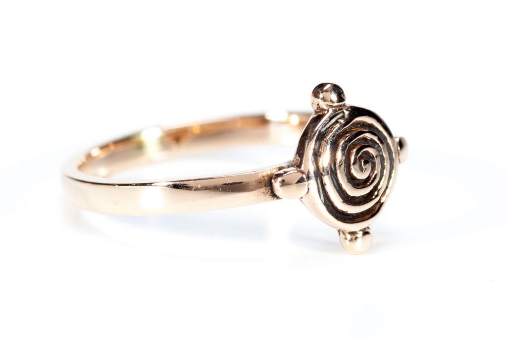 [WDrb516-001] Noreia Bronze Ring im keltischen Stil - Schmuck Accessoire für Historische Gewandungen, Reenactment und Liverollenspiel (14 / 44)