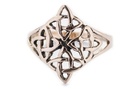 Taina Bronze Ring im keltischen Stil - Schmuck Accessoire für Historische Gewandungen, Reenactment und Liverollenspiel