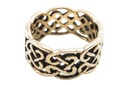 Belenus II Bronze Ring im keltischen Stil - Schmuck Accessoire für Historische Gewandungen, Reenactment und Liverollenspiel