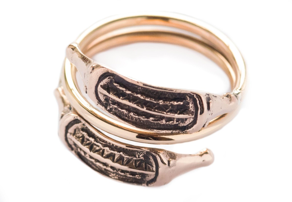[WK-5099-2015-14 / 44] Wikingerring Leif Bronze - Schmuck Accessoire für Historische Gewandungen, Reenactment und Liverollenspiel (14 / 44)