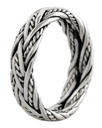 Wikinger-Ring "Diarmad" aus 925er Silber – 6 mm Breite