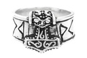 Ring Thor Runenring mit Thorshammer aus Silber 925 – Mjölnir Wikinger Bandring 13 mm