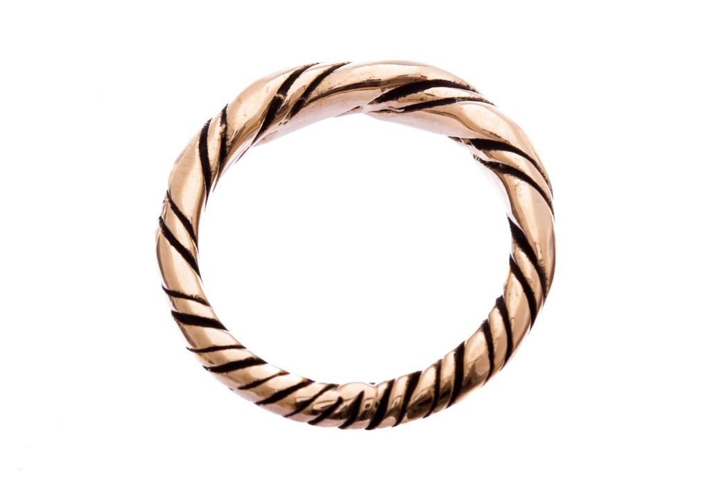 [WK-5139-2015-15 / 48] Wikingerring Dranir Bronze - Schmuck Accessoire für Historische Gewandungen, Reenactment und Liverollenspiel (15 / 48)