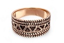 Wikingerring Nordlicht Bronze - Schmuck Accessoire für Historische Gewandungen, Reenactment und Liverollenspiel