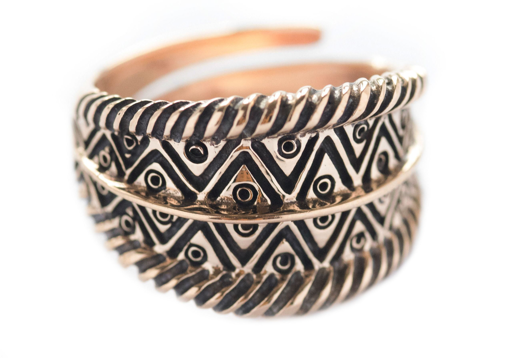 [WK-5148-2015-14 / 44] Wikinger Ring ALVIAN Bronze (14 / 44)