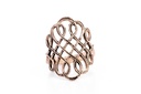 Wikinger Damenring LUCIANA aus Bronze – 2,3 cm Vintage-Design mit Freyas Fackel und Ornamentik