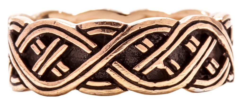 [WK-5166-2015-14 / 44] Wikingerring Nordmannen Bronze - Schmuck Accessoire für Historische Gewandungen, Reenactment und Liverollenspiel (14 / 44)