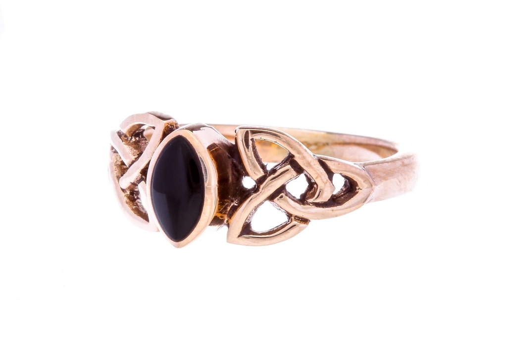 Celtic Ring Fili, Bronze - Schmuck Accessoire für Historische Gewandungen, Reenactment und Liverollenspiel