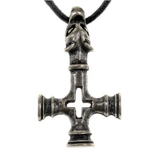 Anhänger 'Wolfskreuz Thorshammer, groß' - Accessoire, Schmuck für Mittelalter, LARP und Alltag