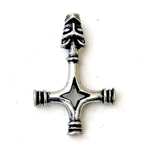 [00 Wolfskreuz 3.si] Anhänger 'Thorshammer Fossi' (silber)