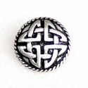 XS Zierniete Keltischer Knoten -Zubehör für Gürtel und Lederarbeiten für Reenactment und LARP