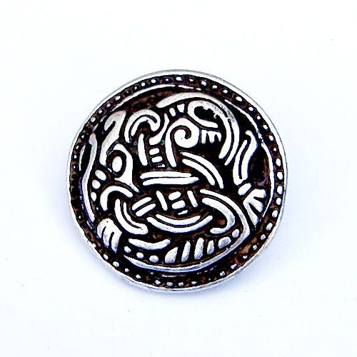 S Zierniete Wikinger Greiftier -Zubehör für Gürtel und Lederarbeiten für Reenactment und LARP