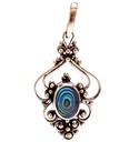 Amulett, Anhänger 'Salia - Pauamuschel' aus Bronze - Mittelalter, Larp, Reenactment Schmuck