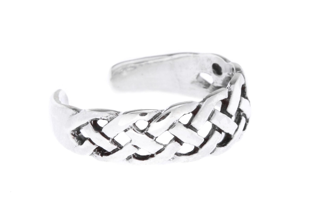 [zr2] Zehenring Keltischer Knoten Silber 925 - Schmuck Accessoire für Historische Gewandungen, Reenactment und Liverollenspiel