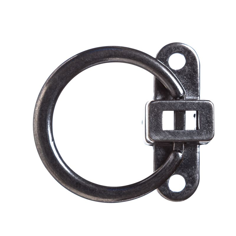 Taschenverschluss Ring Eisenfarben