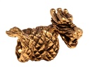 Drache Bronze Bartperle Lockenperle - Accessoire für Historische Gewandungen, Reenactment und Liverollenspiel