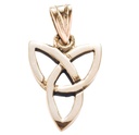 Keltisches Amulett, Anhänger 'Celtic Trinity' aus Bronze- Mittelalter, Larp, Reenactment Schmuck
