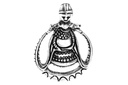 Wikinger Anhänger 'Freya' aus Silber 925 - Mittelalter, Larp, Reenactment Schmuck