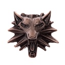 Wolfkopf Lupus, kupferfarbener Beschlag