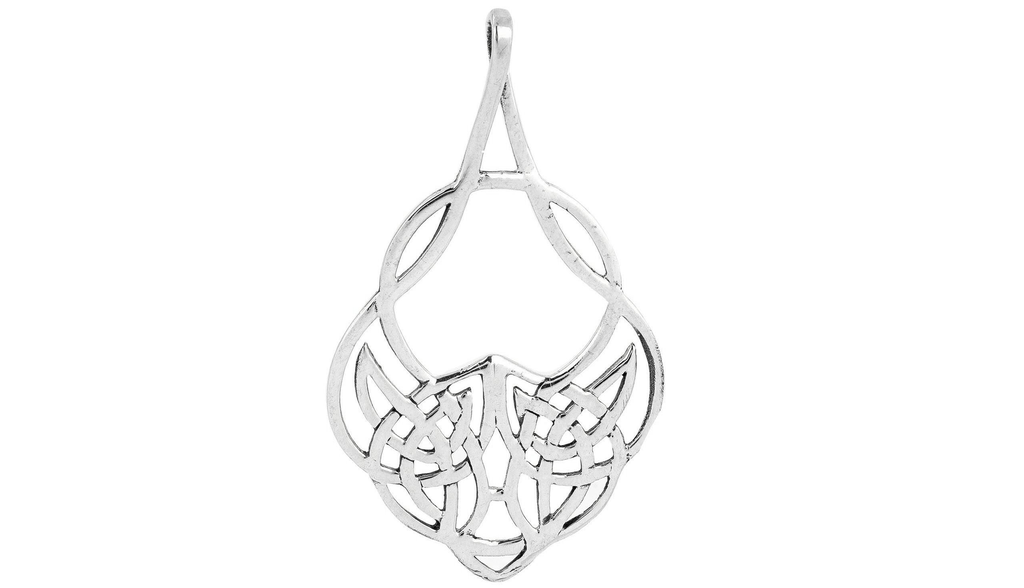 Keltisches Amulett, Anhänger 'Keltisches Liebessymbol' aus Silber 925- Mittelalter, Larp, Reenactment Schmuck