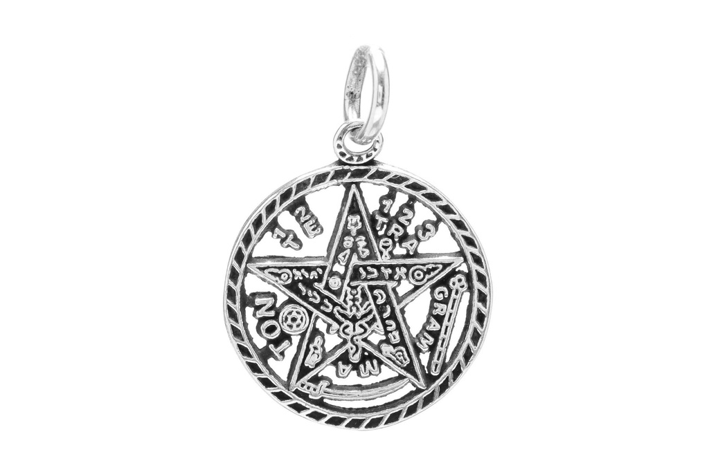[am43] Amulett, Anhänger 'Tetragrammaton' aus Silber 925 - Mittelalter, Larp, Fantasy Schmuck
