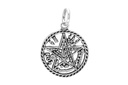 Amulett, Anhänger 'Tetragrammaton' aus Silber 925 - Mittelalter, Larp, Fantasy Schmuck