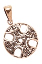 Keltischer Anhänger TARA 3.5 cm Kelten-Kreuz Bronze