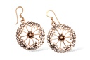 Ohrhänger AMARIL aus Bronze 4,6 cm – Mittelalterlicher Ornament-Schmuck