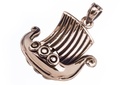 Wikinger Anhänger 'Skid - Wikingerschiff' aus Bronze - Mittelalter, Larp, Reenactment Schmuck