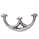 silberfarbener Taschenbeschlag klein