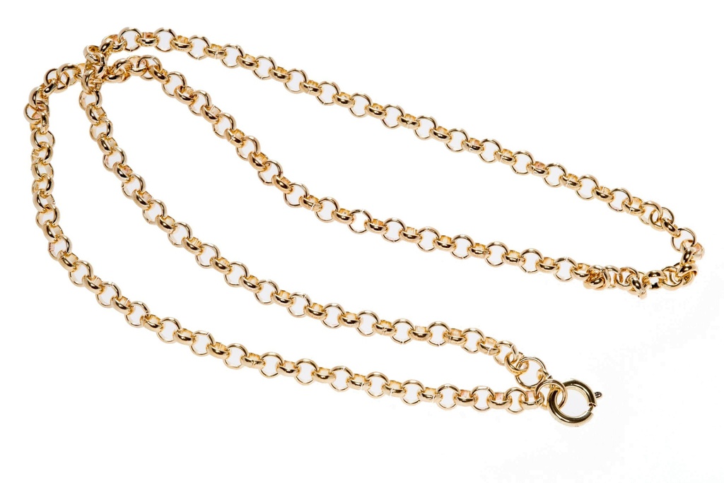 [kb3-3] Wikingerkette „Thurin“ aus Bronze – Erbskette 56 cm × 5 mm für Amulette & Anhänger