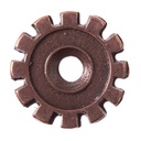Wheel, kupferfarbener Beschlag