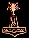 Thorshammer Mjölnir Anhänger 'Ram - Widderhammer' aus Bronze - Mittelalter, Larp, Reenactment Schmuck
