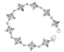 Keltische Damen Armkette DANA aus 925er Silber – 18,5 cm mit keltischen Knoten