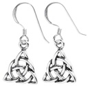 Ohrhänger 'Nuada Celtic Triskel' Silber 925 -  Schmuck für Mittelalter, Reenactment und Larp