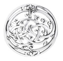 Fibel Brosche 'Urnes Fibel Wikinger' aus Silber 925 - Mittelalter, Larp, Fantasy Schmuck