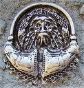 Odin, silberfarbener Beschlag