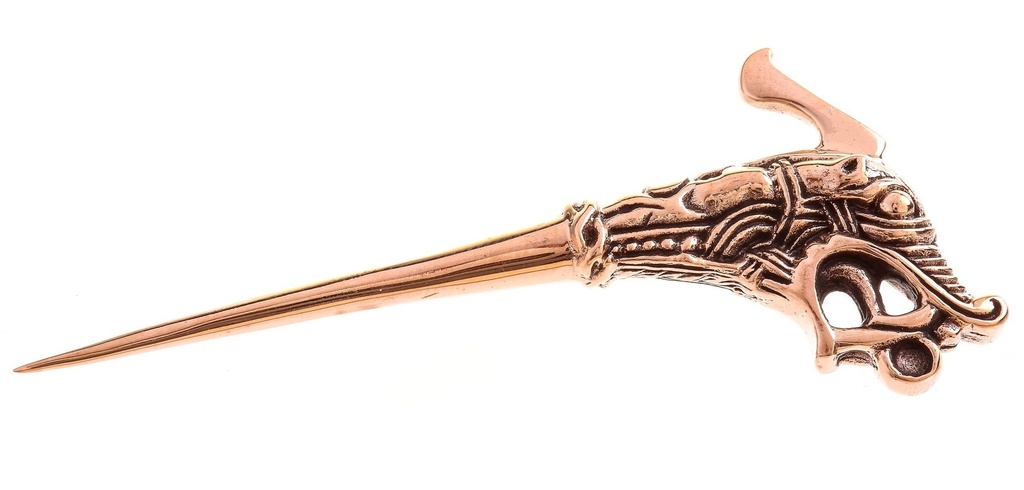 [fb5] Gewandnadel aus Haithabu Accessoire für Mittelalter Gewandung, Historisches Reenactment und Fantasy Larp