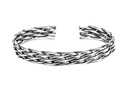 Silber Armreif 'Thornalf' Wikinger Flechtwerk - Bronze- und Silberschmuck für Reenactment, LARP und Fantasie