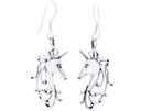 Schmuck Ohrhänger Nima Einhörner 4,5 cm – Silber 925 – Magische Ohrringe für Fantasy-Fans