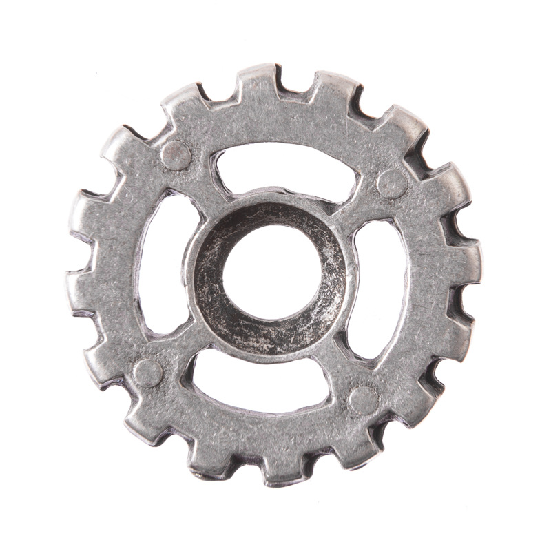 Wheel, silberfarbener Beschlag
