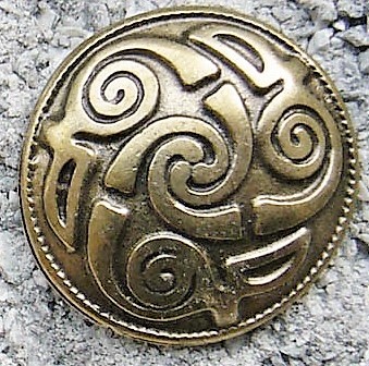 keltischer Wirbel, messingfarben