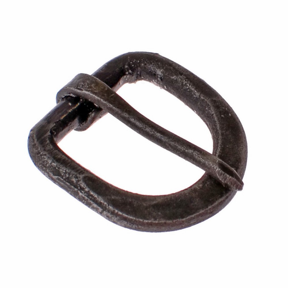 Eisenschnalle / handgeschmiedet - 1 cm für 1 cm Gürtel Replik Mittelalter Reenactment
