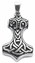 Thorshammer Anhänger SKARU aus Silber – Mjölnir Wikinger Schmuck 3,4 cm